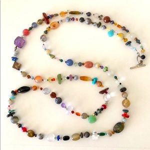 NWOT Multi Semi-Precious Stone Necklace
